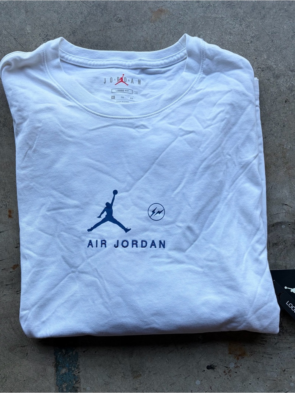 Jordan x Fragment L/S Tee Shirt Platinum Tint New NWT